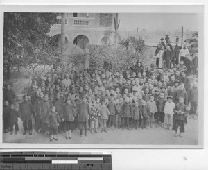 Christmas at the chapel at Pingnan, China, 1928