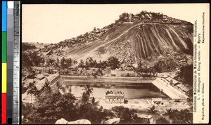 Missionary buildings and sacred pool, Mysore, India, ca.1920-1940