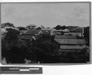 The Mission compound at Yangjian, China, 1923