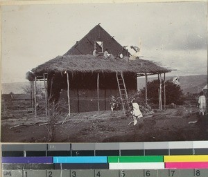 A house under construction, Madagascar
