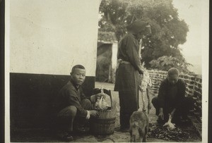 Preparations for a banquet