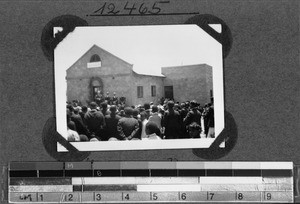 Opening of the church in Veepleas, South Africa, ca.1936-1937