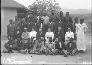 Teachers and students of the school for evangelists, Shilouvane, South Africa, 1902