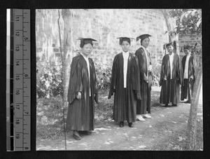 First graduates of Ginling College, Nanjing, Jiangsu, China, 1919