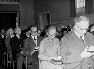 A part of the congregation, from the meeting of representatives in Viborg, september 1962