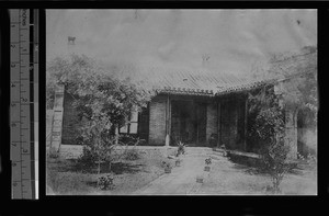 Residence of missionaries of Woman's Foreign Missionary Society, Beijing, China, 1886