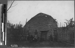 A Watussi hut, Unyamwezi, Tanzania