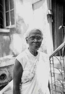 West Bengal, Nordindien. Neela Das, lederen af Narainpur Pigekostskole, september 1986. (Neela Das var gennem mange år missioner Ellen Laursens nærmeste medarbejder, og efterfulgte hende som rektor for skolen)