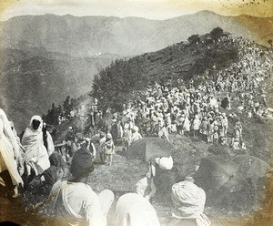 Procession of pilgrims, India, ca. 1906