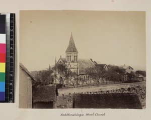 View of Ambatonakanga memorial church, Madagascar, ca. 1865-1885