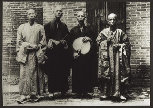 Buddhist priests, some of the robes are of silk