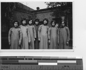 Six senior aspirants at Fushun, China, 1941