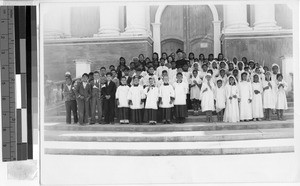 First Communion day - Easter, Huehuetenango, Guatemala, 1944