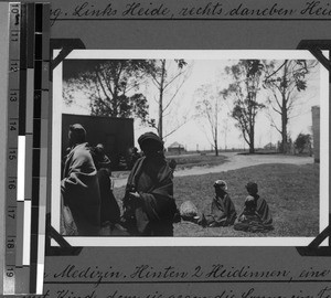 Sick persons are waiting for treatment, Baziya, South Africa East, 1933-12-11