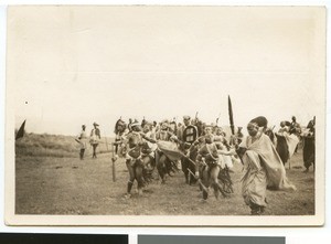 Girls dancing at a Zulu wedding, Pomeroy, South Africa