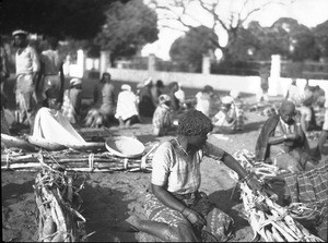 Wood merchants, Maputo, Mozambique