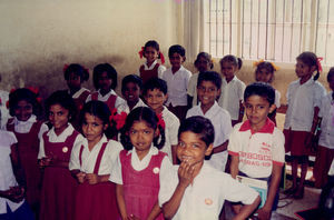 Chennai, Tamil Nadu, From Park Town Mission High School (PTMS). English teaching to grade 3, by