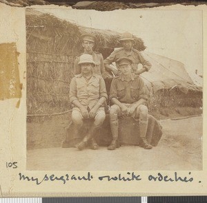 Army personnel, Morogoro region, Tanzania, November 1917