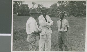 Boyd Reese, Coolidge Akpan Okon Essien, and J. U. Akpan, Port Harcourt, Nigeria, 1950