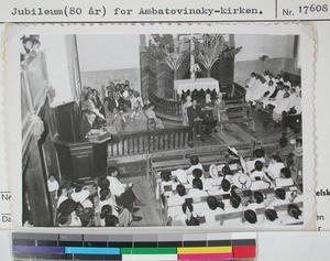 Ambatovinaky Church's 80th anniversary, Antananarivo, Madagascar, June 1955