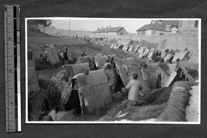 Refugee tents, Jinan, Shandong, China, 1927-1928