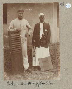 Luckin with his assistant Ali, ca.1900-1908