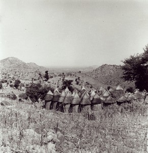 Kirdi village in the moutains of the north of Cameroon