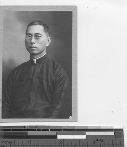 Fr. Lu at Kowloon, China, 1919