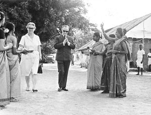 Arcot, South India. Melpattambakkam Girl's Christian High School. Re-dedication, 8th June 1970