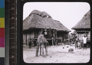 House on stilts, Benin, ca. 1925-26