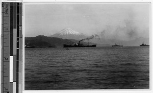 Fuji from Shojin Lake, Japan, ca. 1920-1940