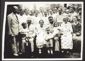 Margaret Lutz's baptism on 1st May 1938