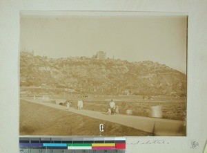 Mahamasina plains and Antananarivo in the background, Madagascar, ca.1900