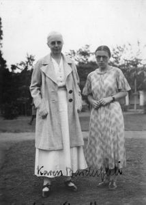 Missionaries Karen Bardenfleth and Else Kjaerulff-Knudsen. ca. 1934