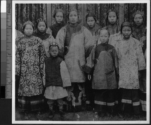 Chinese day school students, Fuzhou, Fujian, China, ca.1915