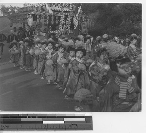 The shrine festival at Fushun, China