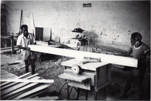 Vatovory's workshop in Ambositra, Madagascar