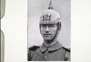 Ernst Schlichenmaier, born 7th March 1890, from Schleisweiler, Wurttemberg, Brother of the 3rd Class, who fell on 30th April 1917 on the Western Front