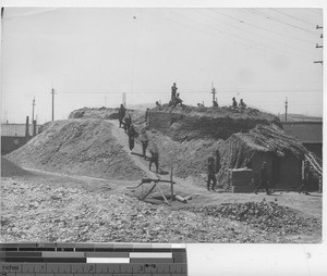 A kiln at Fushun, China, 1936