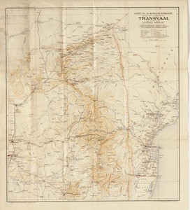 Map of the Mission de la Suisse romande (French speaking Swiss mission) in Northeast and Center of the Transvaal and the district of Lourenço Marques