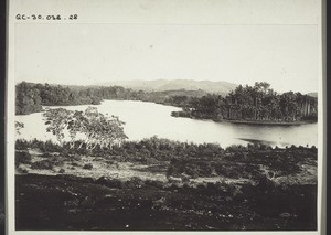 Lake and scenery near Karkala, India