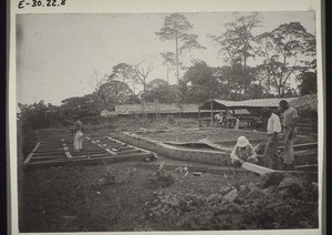 Building the chapel in Nyasoso (Cameroon)