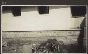 Kitchen behind the hospital