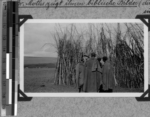 Brother Moths is showing biblical pictures near Tabase, South Africa East, 1933-12-17