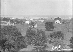 View of the city from the mission station, Khovo, Maputo, Mozambique, ca. 1896-1911