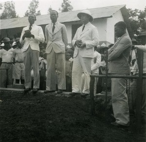 Construction of the church of Nkongsamba, in Cameroon