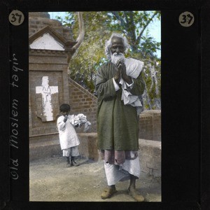 Old Muslim Fakir and a Young Boy, Jammu, ca.1875-ca.1940