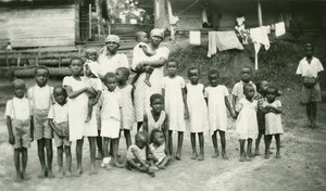 Grandchildren of reverend Ndjave in Ngomo, Gabon