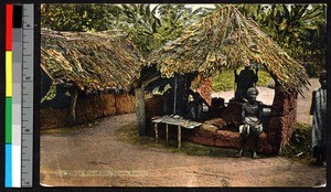 Village blacksmith in Yoruba area, Nigeria, ca.1920-1940