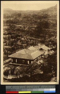 Monastère de Si'shan, as seen from the north, Sichuan, China, ca.1920-1940